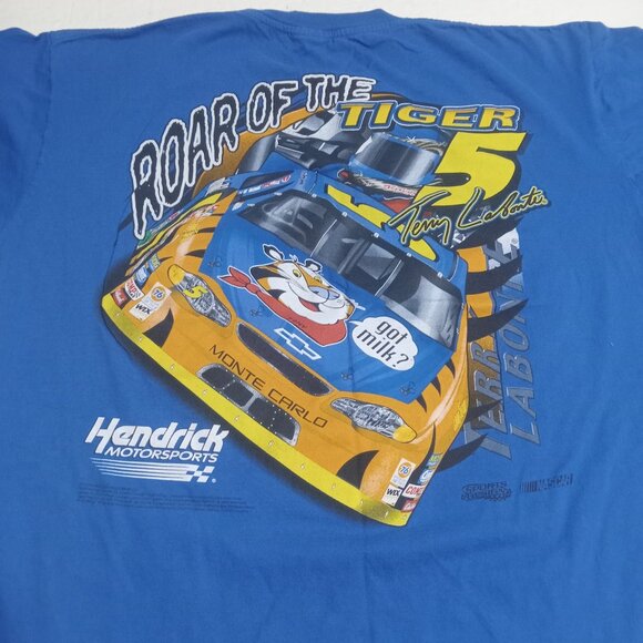 Men's VTG Terry Labonte On The Prowl 2003 Nascar T Shirt Size XL - Picture 2 of 9